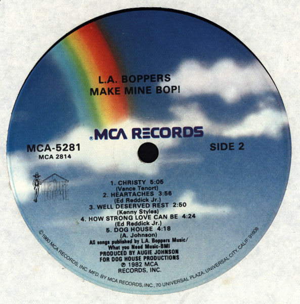 L.A. Boppers : Make Mine Bop! (LP, Album, Glo)
