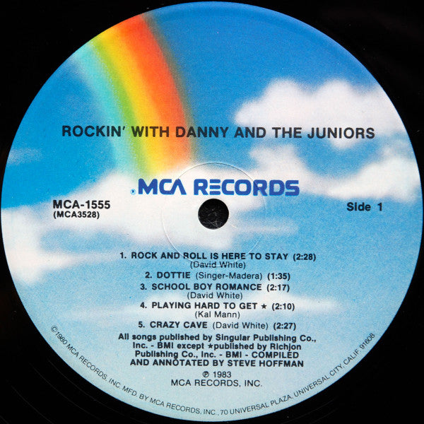 Danny And The Juniors* : Rockin' With Danny And The Juniors (LP, Comp, Pin)