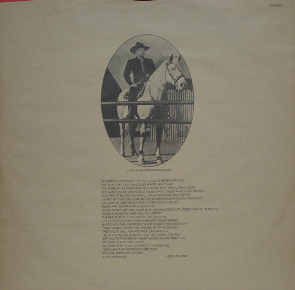 Don McLean : American Pie  (LP, Album, Pit)