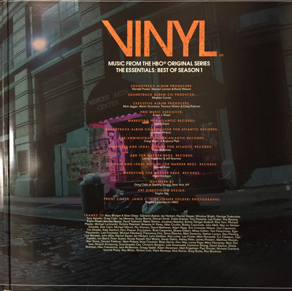 Various : Vinyl: The Essentials: Best Of Season 1 (Music From The HBO Original Series) (2xLP, 180 + CD, RM + Album, Comp)
