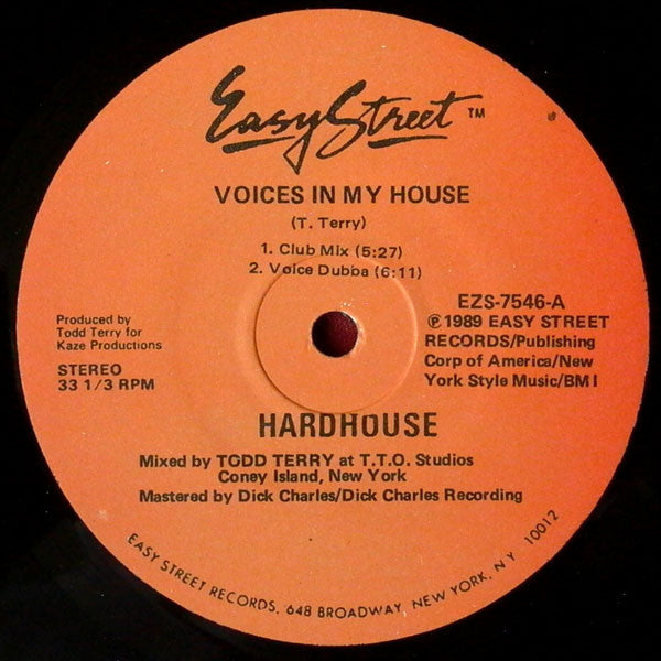 Hardhouse : Voices In My House (12")