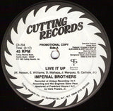 Imperial Brothers : Live It Up (12", Promo)