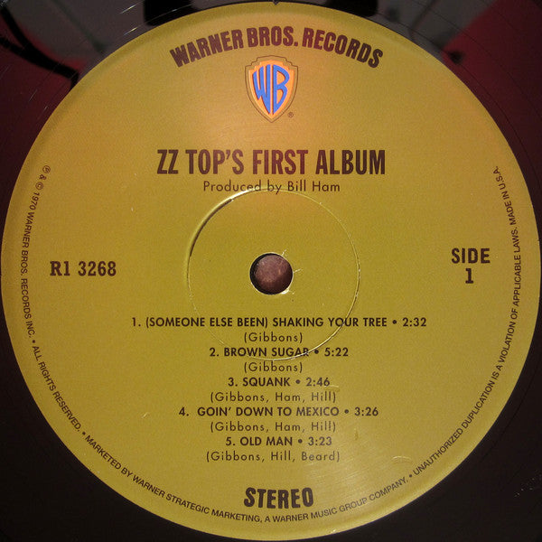 ZZ Top : ZZ Top's First Album (LP, Album, RE, 180)