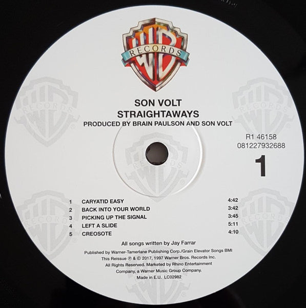 Son Volt : Straightaways (LP, Album, RE, 180)