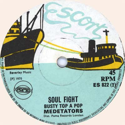 Busty Brown / Medetators* : Fight For Your Right / Soul Fight Busty Top A Pop (7")