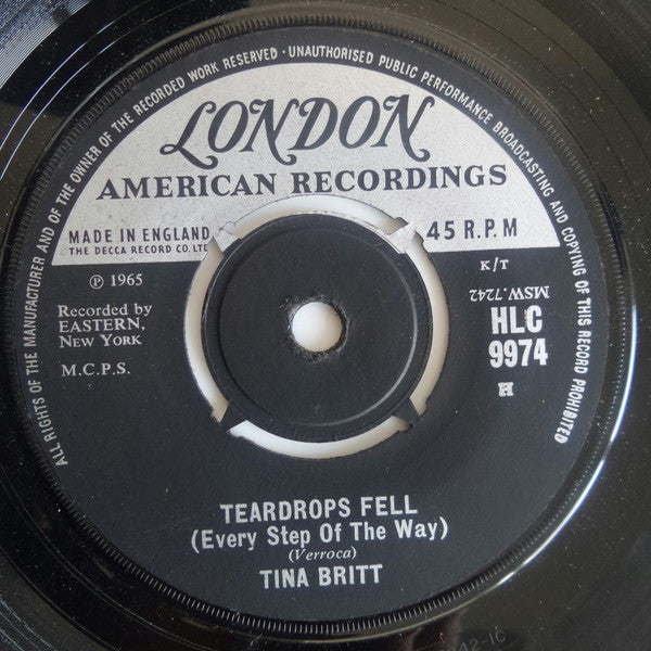 Tina Britt : The Real Thing (7", Single, Mono)