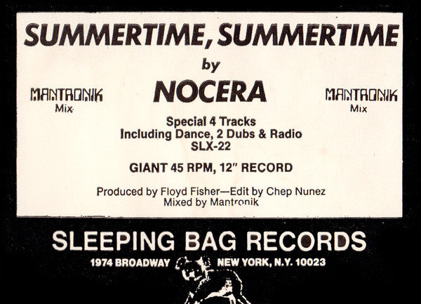 Nocera : Summertime, Summertime (12", Single)