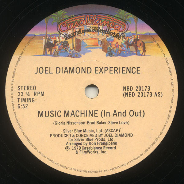 Joel Diamond Experience : Music Machine (In And Out) (12", S/Sided, Single)