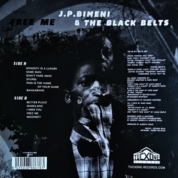 J.P. Bimeni & The Black Belts (2) : Free Me (LP, Album)