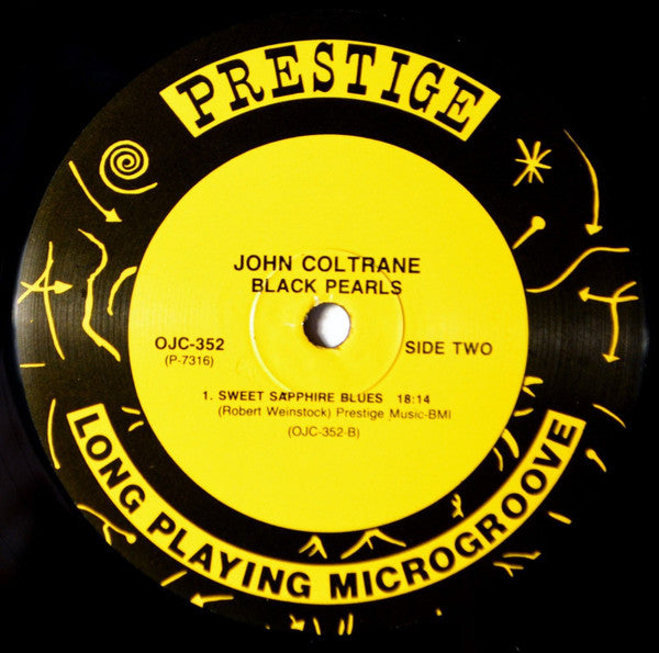 John Coltrane : Black Pearls (LP, Album, RE, RM)