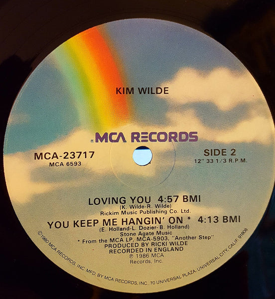 Kim Wilde : You Keep Me Hangin' On (Extended Mix) (12")