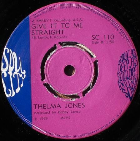 Thelma Jones : The House That Jack Built (7", Single)