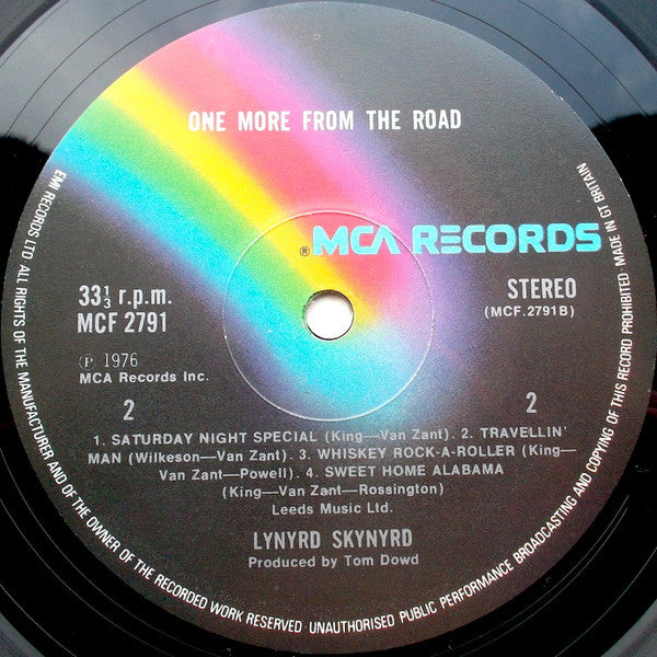 Lynyrd Skynyrd : One More From The Road (2xLP, Album)