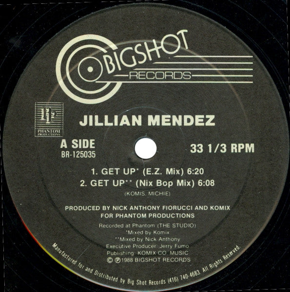 Jillian Mendez : Get Up (12")