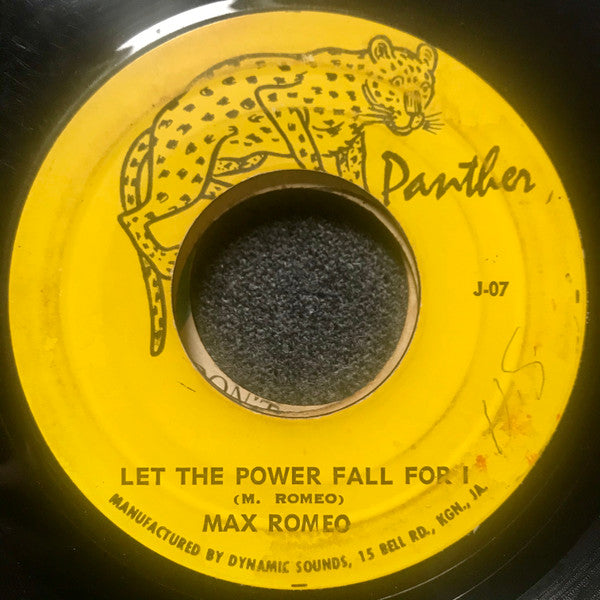 Max Romeo : Let The Power Fall For I (7", Single)