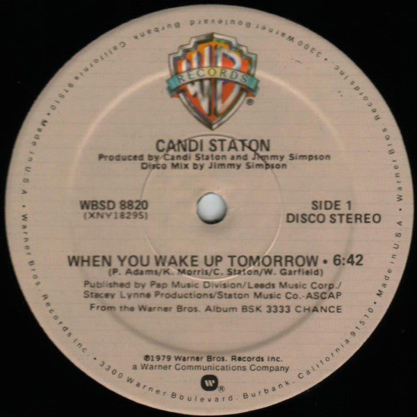 Candi Staton : When You Wake Up Tomorrow (12")