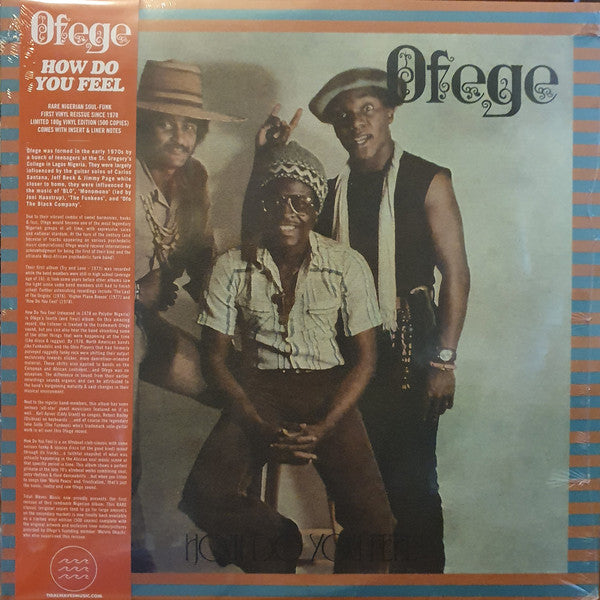 Ofege : How Do You Feel (LP, Album, RE)