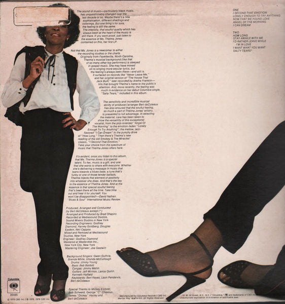 Thelma Jones : Thelma Jones (LP, Promo)