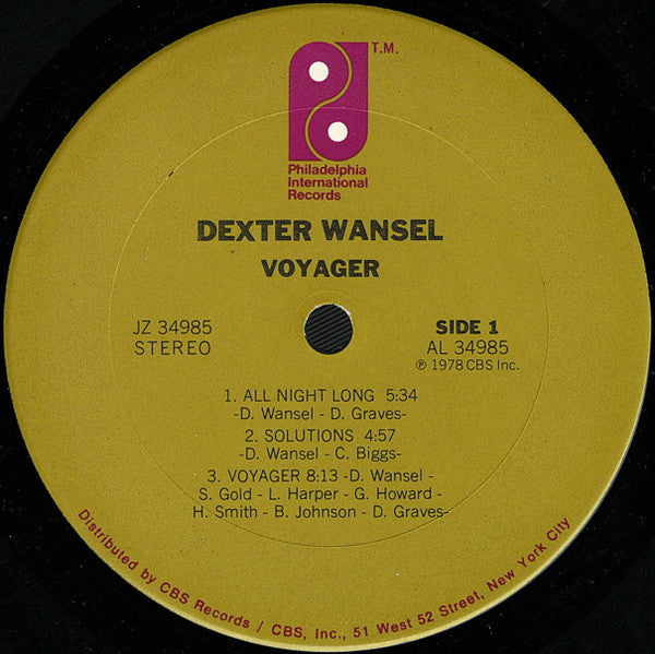 Dexter Wansel : Voyager (LP, Album, Ter)