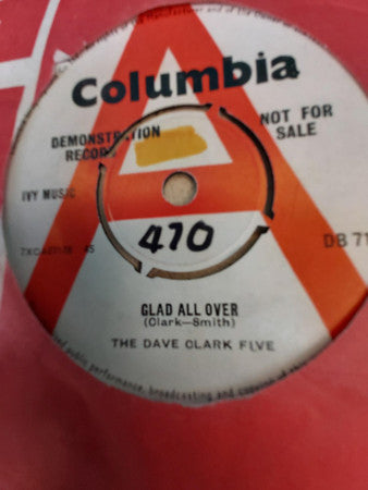 The Dave Clark Five : Glad All Over / I Know You (7", Promo)