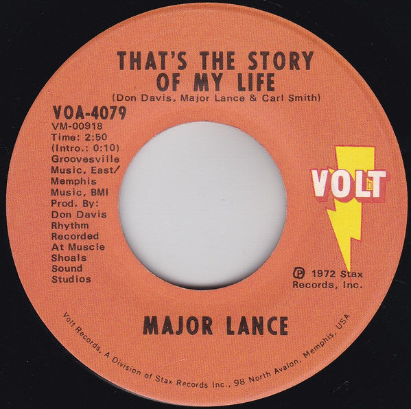 Major Lance : I Wanna Make Up (Before We Break Up) / That's The Story Of My Life (7", Single, ARP)