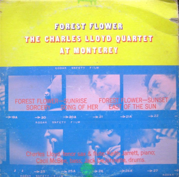 Charles Lloyd : Forest Flower (LP, Album, RE, PR)