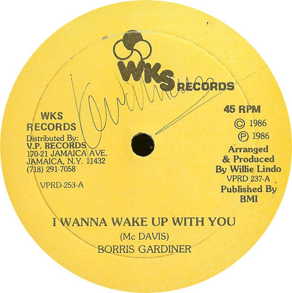 Boris Gardiner : I Wanna Wake Up With You (12")