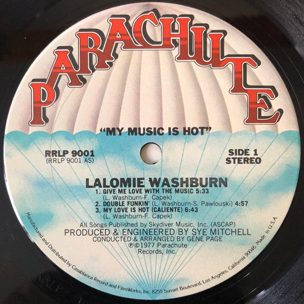 Lalomie Washburn : My Music Is Hot (LP, Album, Ter)