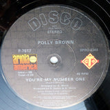 Polly Brown : You're My Number One (12", Promo)