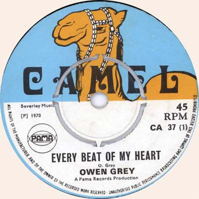 Owen Gray : Every Beat Of My Heart  (7")