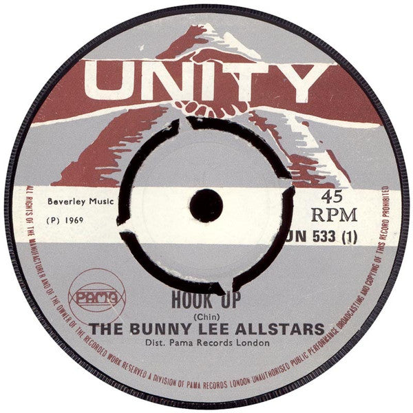The Bunny Lee Allstars : Hook Up / Full Up (7")