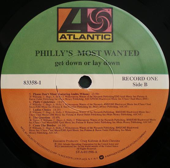 Philly's Most Wanted : Get Down Or Lay Down (2xLP, Album)