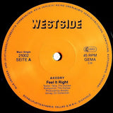 Axodry Featuring Two Of China : Feel It Right (Special Painstakin' Mix) (12", Maxi)