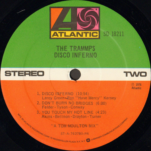 The Trammps : Disco Inferno (LP, Album, Sta)