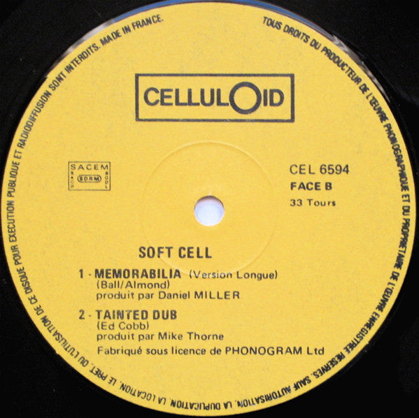 Soft Cell : Tainted Love / Where Did Our Love Go (12", Single, Yel)