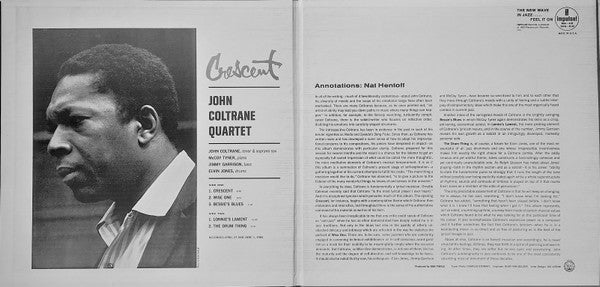 The John Coltrane Quartet : Crescent (LP, Album, Rei)