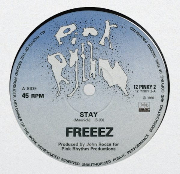 Freeez : Stay / Hot Footing It (12", RE)