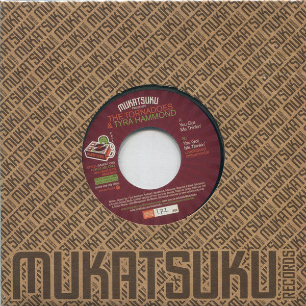 The Tornadoes (2), Tyra Hammond : You Got Me Thinkin' (7", Ltd, Num, Die)