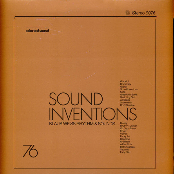 Klaus Weiss Rhythm & Sounds : Sound Inventions (LP, RE)