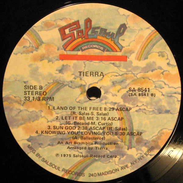 Tierra : Tierra (LP, Album, RE)