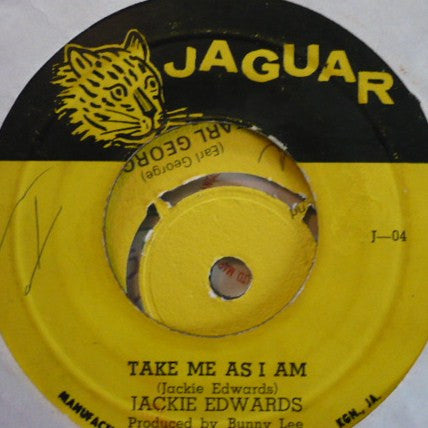 Jackie Edwards : Take Me As I Am (7")