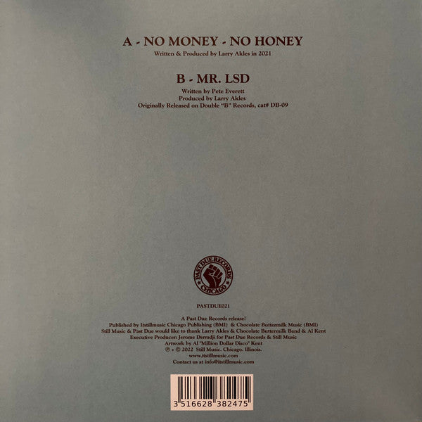 Chocolate Buttermilk Band : No Money - No Honey (7", Single)
