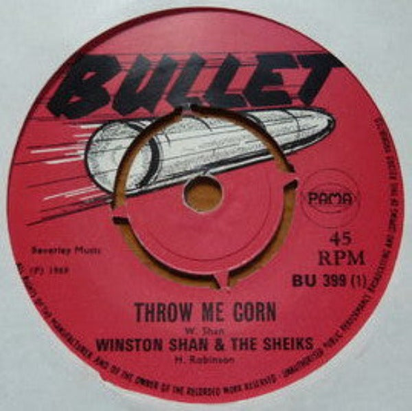 Winston Shand And The Sheiks : Throw Me Corn / Darling Remember (7", Single)