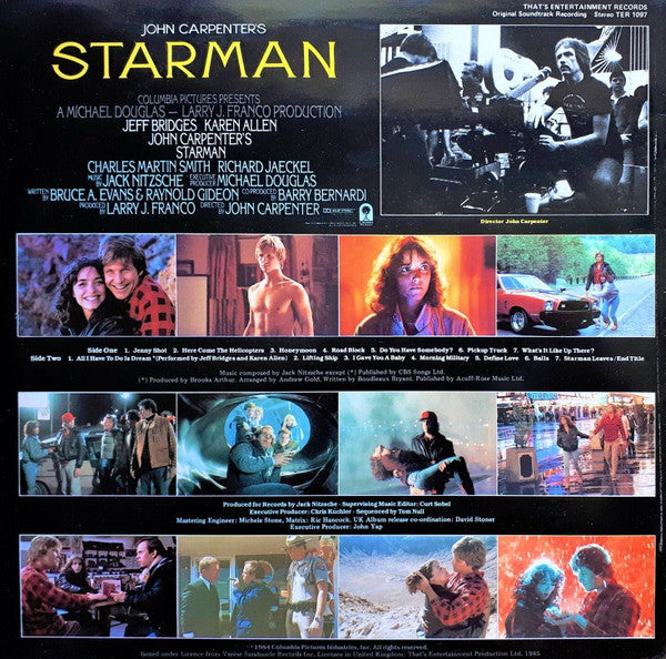 Jack Nitzsche : John Carpenter's Starman (LP)