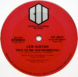 Lew Kirton : Talk To Me (12")