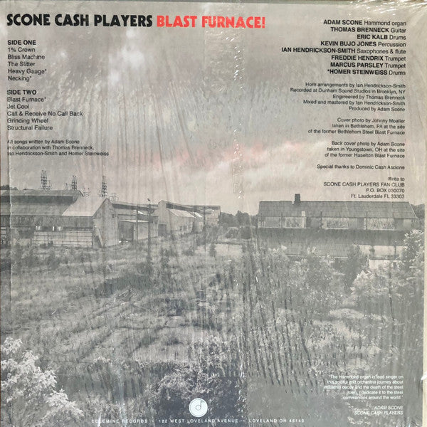 Scone Cash Players : Blast Furnace! (LP, Album, Ltd, RE, Red)