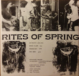 Rites Of Spring : Rites Of Spring (LP, Album, RP)