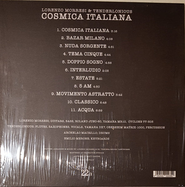 Lorenzo Morresi & Tenderlonious : Cosmica Italiana (2xLP)