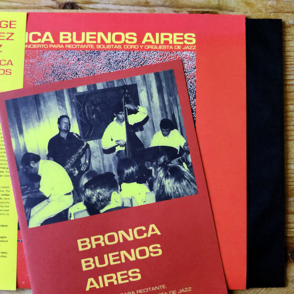 Jorge López Ruiz : Bronca Buenos Aires (LP, Album, RE)