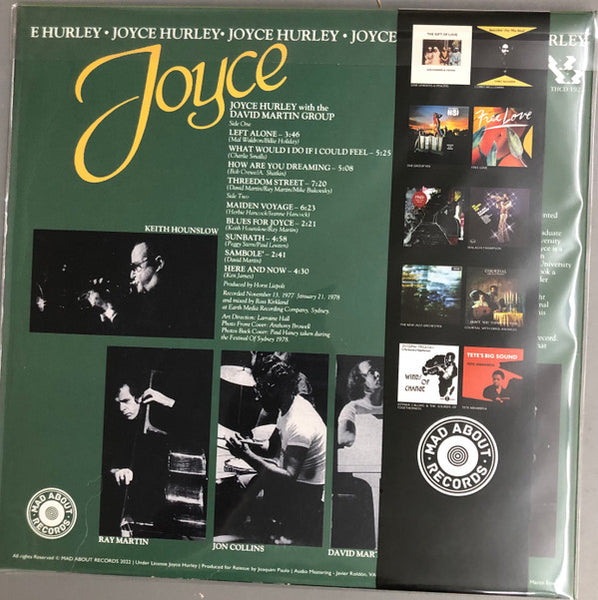 Joyce Hurley : Joyce (LP, Album, RE)